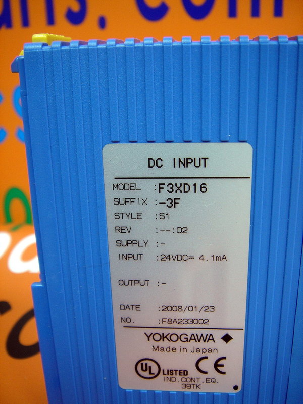 YOKOGAWA F3XD16-3F - PLC DCS SERVO Control MOTOR POWER YOKOGAWA F3XD16-3F - PLC DCS SERVO Control MOTOR POWER